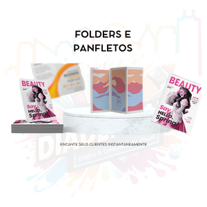 FOLDERS E PANFLETOS      